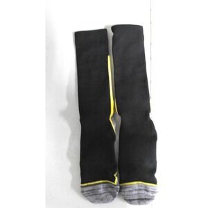 Black‎ and Yellow Lightning Bolt Boy's Athletic Socks